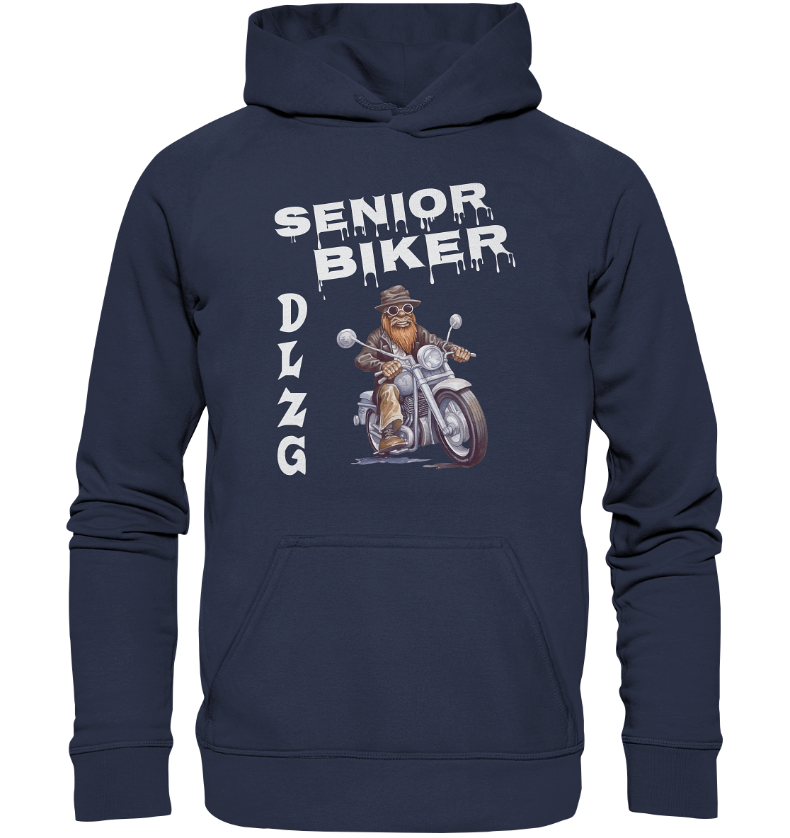 DLzG Opa Biker Fun Motiv 3- Kids Premium Hoodie