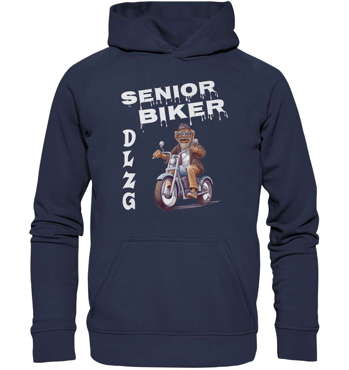 DLzG Opa Biker Fun Motiv 2- Kids Premium Hoodie