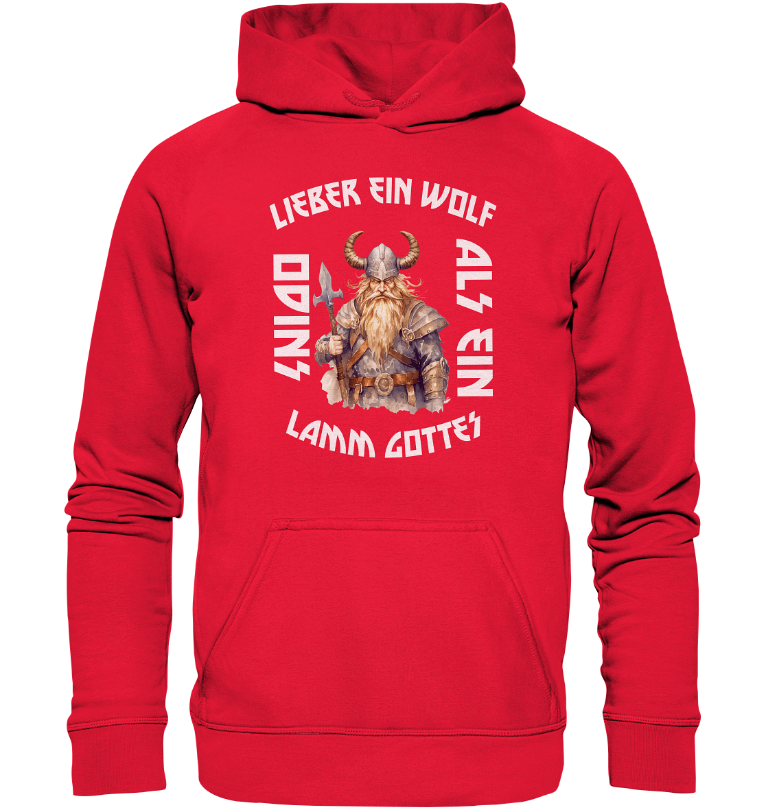 LIEBER EIN WOLF ODINS NO 3 - STREETWEAR - STATEMENT - Kids Premium Hoodie
