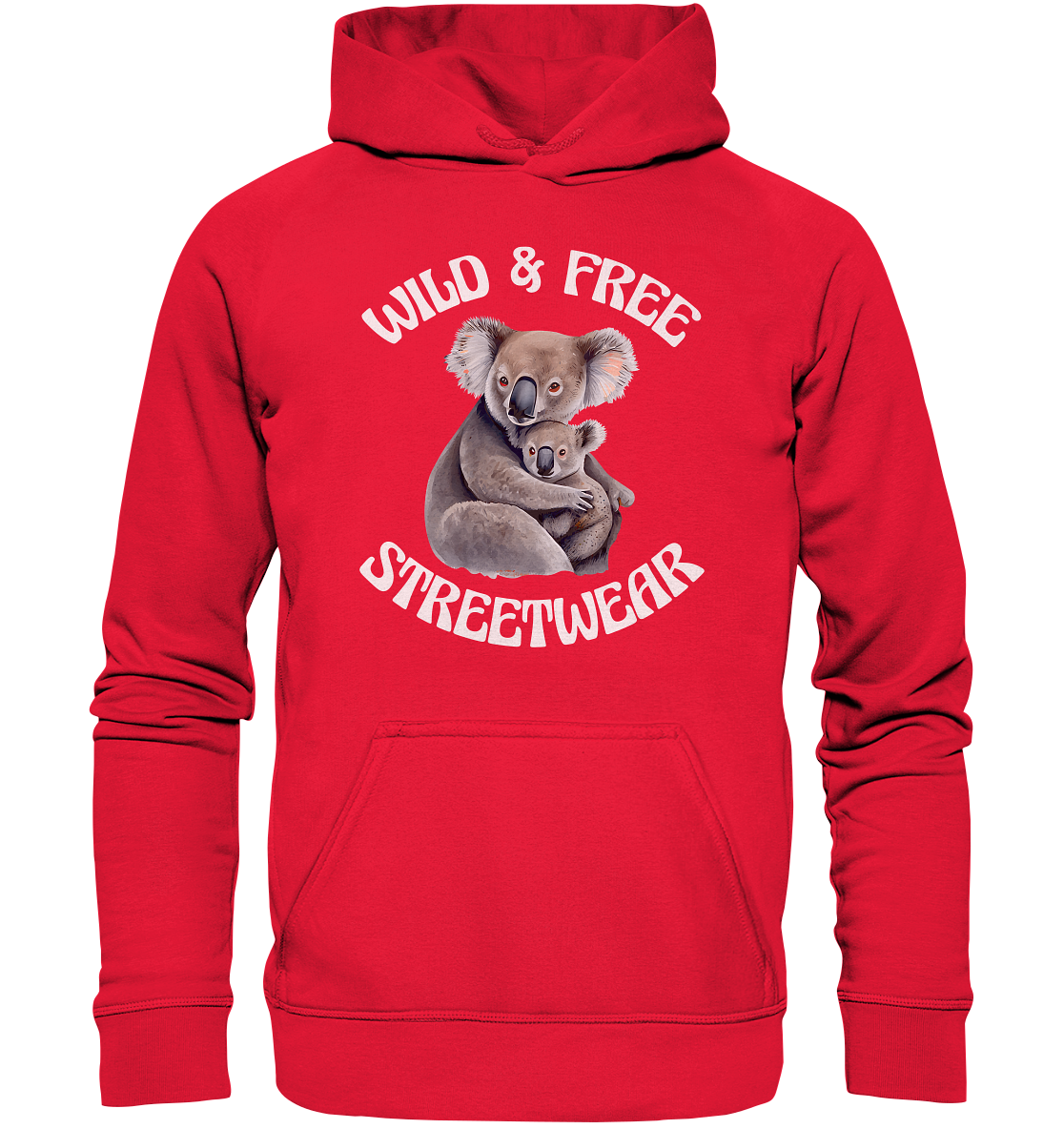 WILD & FREE NO 13 KOALA FAMILY - STREETWEAR - STATEMENT - Kids Premium Hoodie