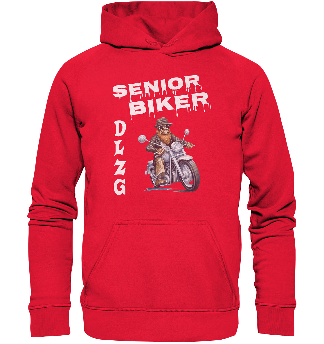 DLzG Opa Biker Fun Motiv 3- Kids Premium Hoodie