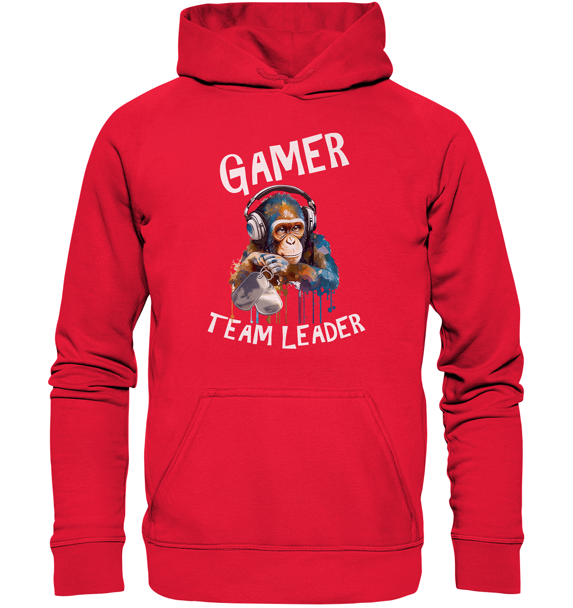 GAMER - TEAM LEADER MONKEY STREETWEAR - STATEMENT - Kids Premium Hoodie