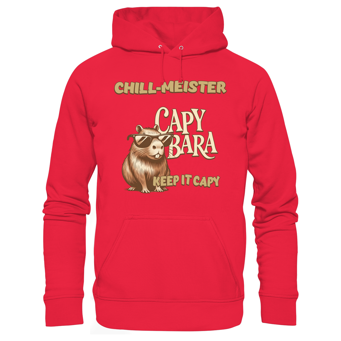 Chill-Meister Capybara – Keep it Capy (Bio & Premium) - Kids Premium Hoodie