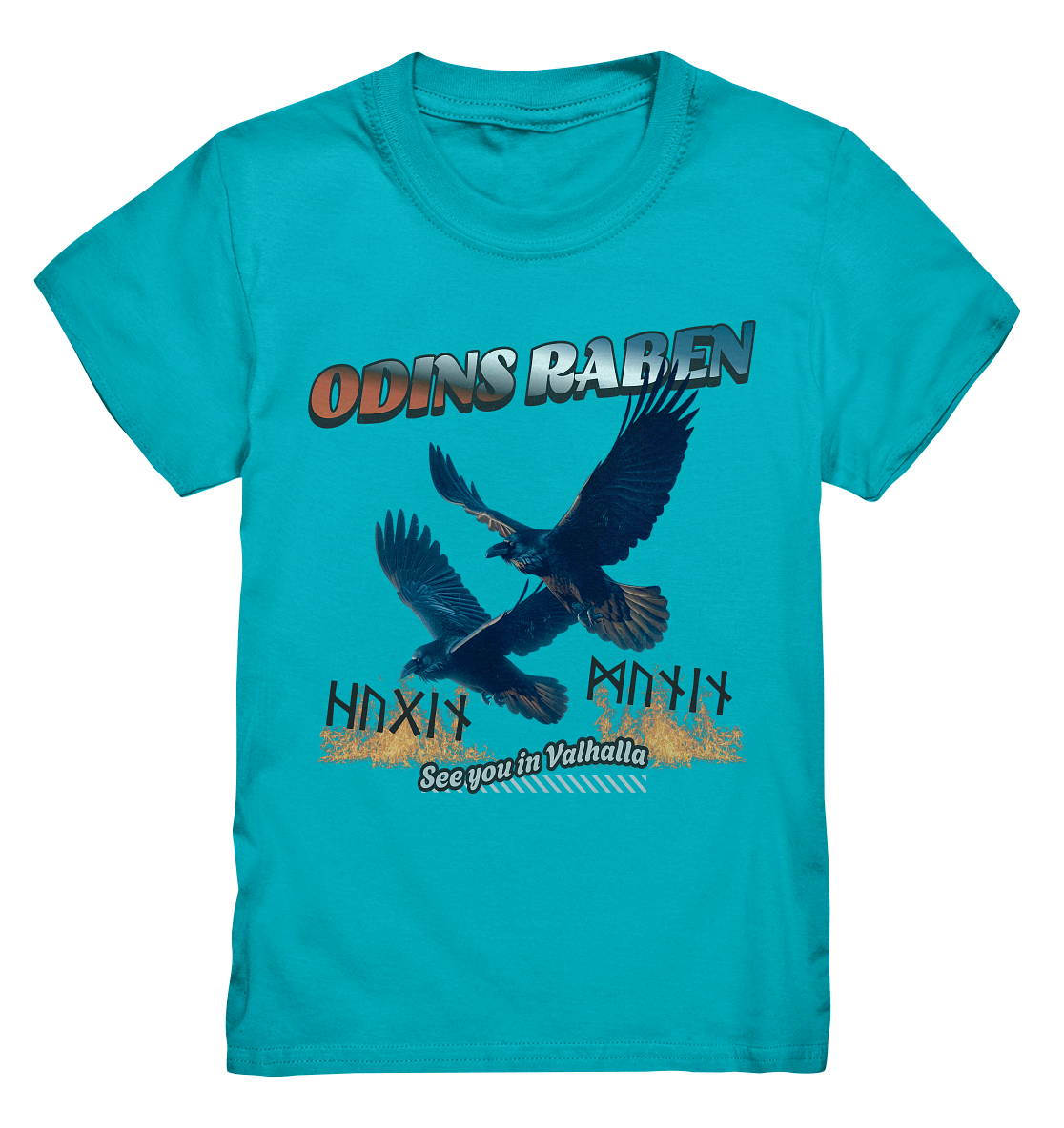 Raben Odins - Hugin und Munin - Kids Premium Shirt