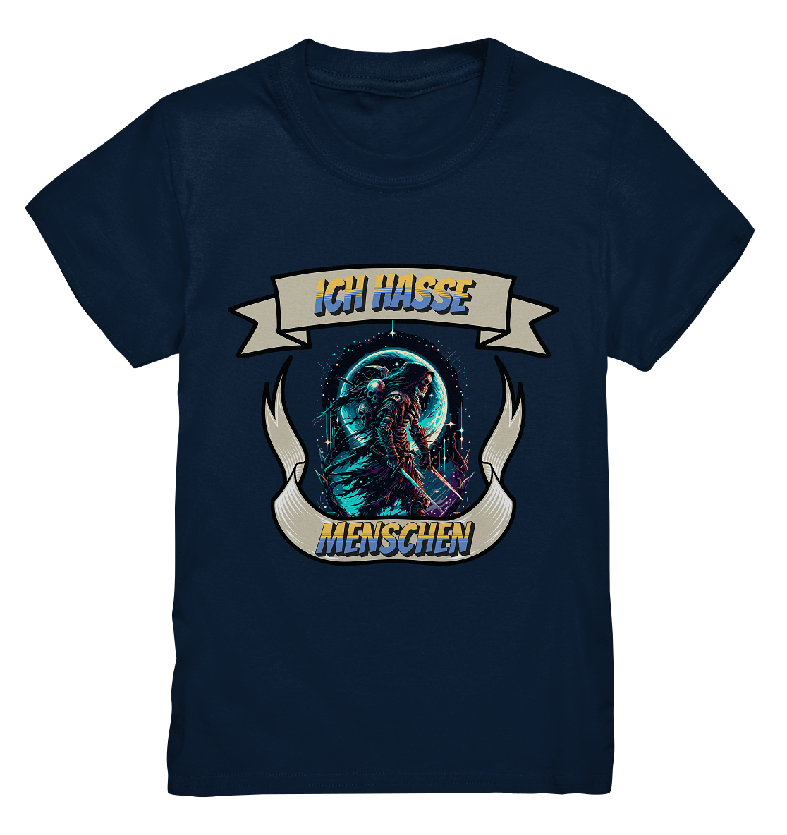 Reaper - Ich hasse Menschen Streetwear - Kids Premium Shirt