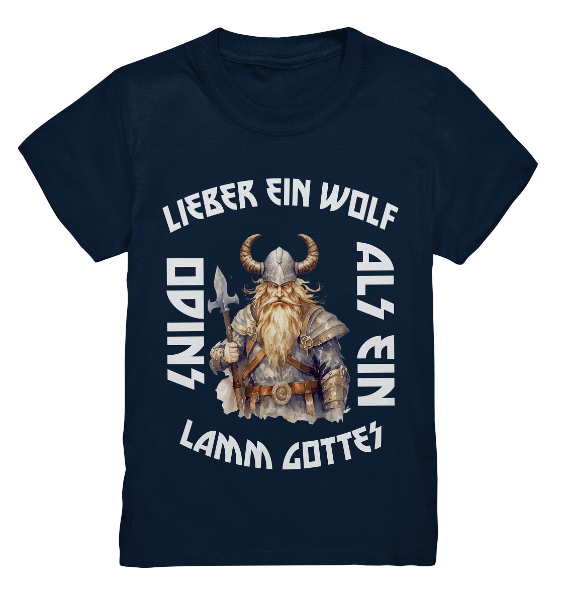 LIEBER EIN WOLF ODINS NO 3 - STREETWEAR - STATEMENT - Kids Premium Shirt