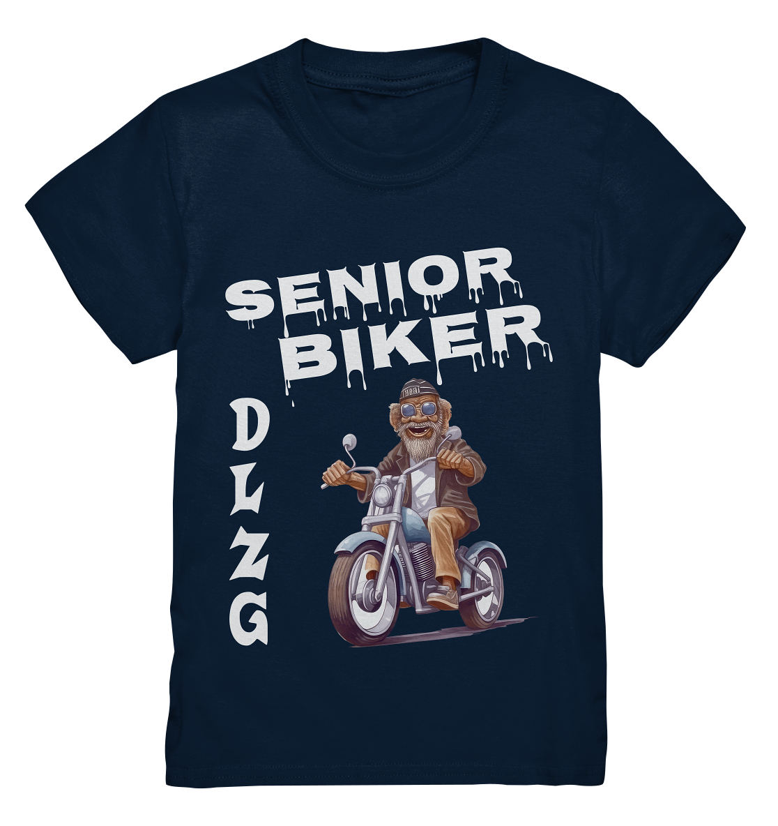 DLzG Opa Biker Fun Motiv 2- Kids Premium Shirt