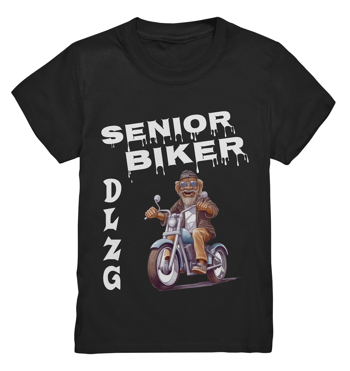 DLzG Opa Biker Fun Motiv 2- Kids Premium Shirt