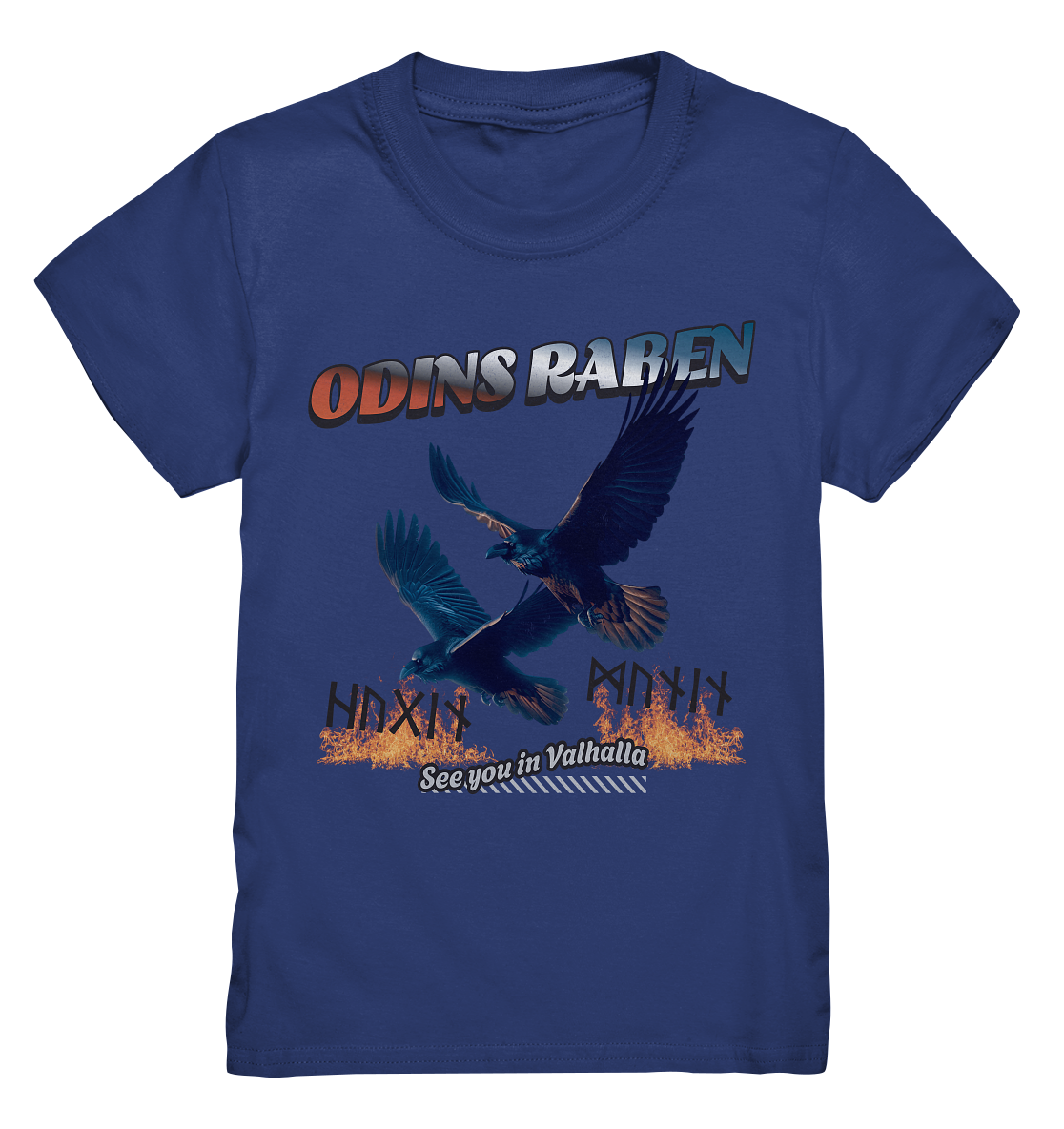 Raben Odins - Hugin und Munin - Kids Premium Shirt