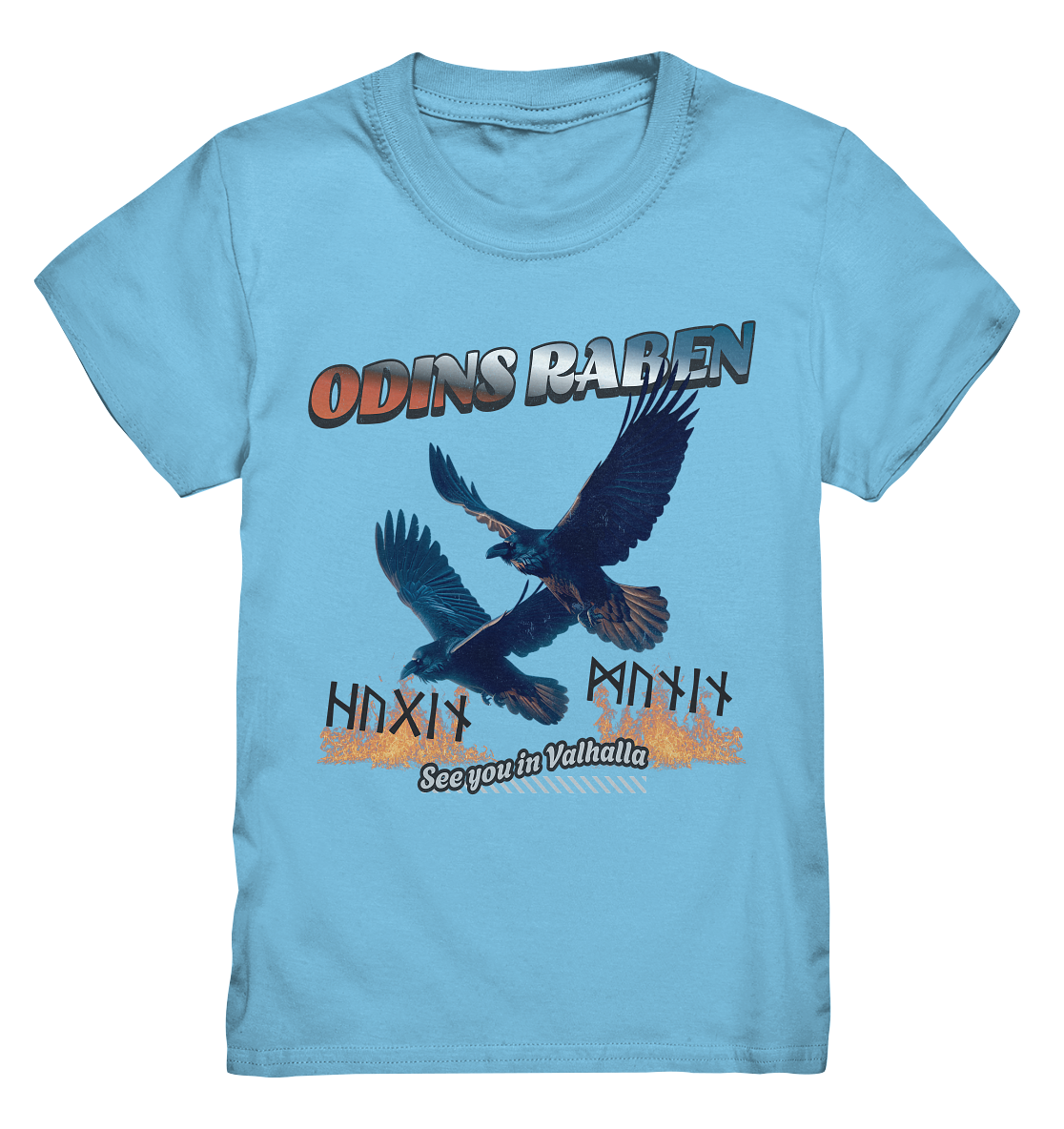 Raben Odins - Hugin und Munin - Kids Premium Shirt