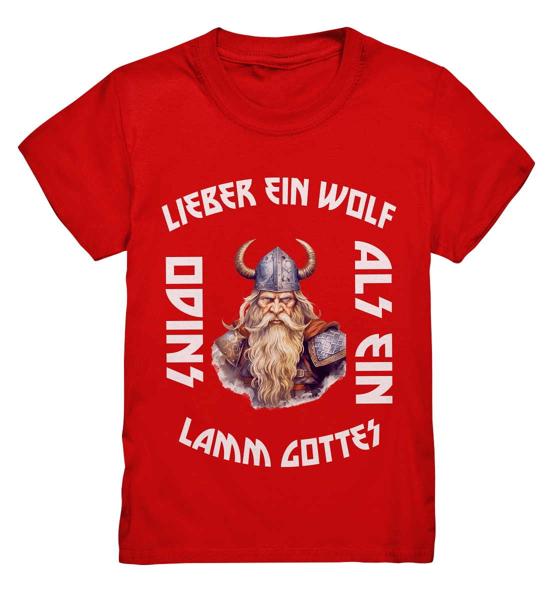 LIEBER EIN WOLF ODINS NO 2 - STREETWEAR - STATEMENT - Kids Premium Shirt