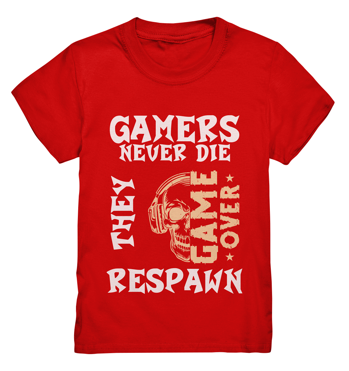 GAMERS NEVER DIE - GAMER STREETWEAR - STATEMENTS - Kids Premium Shirt