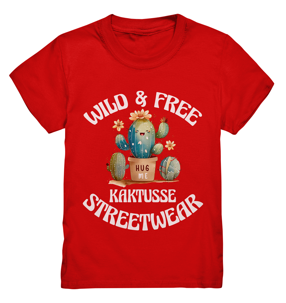 WILD & FREE NO 17 KAKTUSSE - STREETWEAR - STATEMENT - Kids Premium Shirt