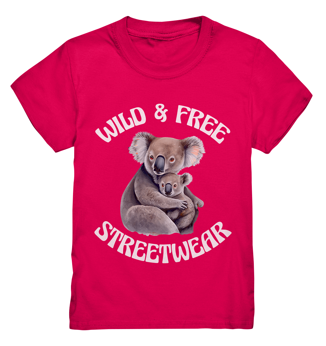 WILD & FREE NO 13 KOALA FAMILY - STREETWEAR - STATEMENT - Kids Premium Shirt