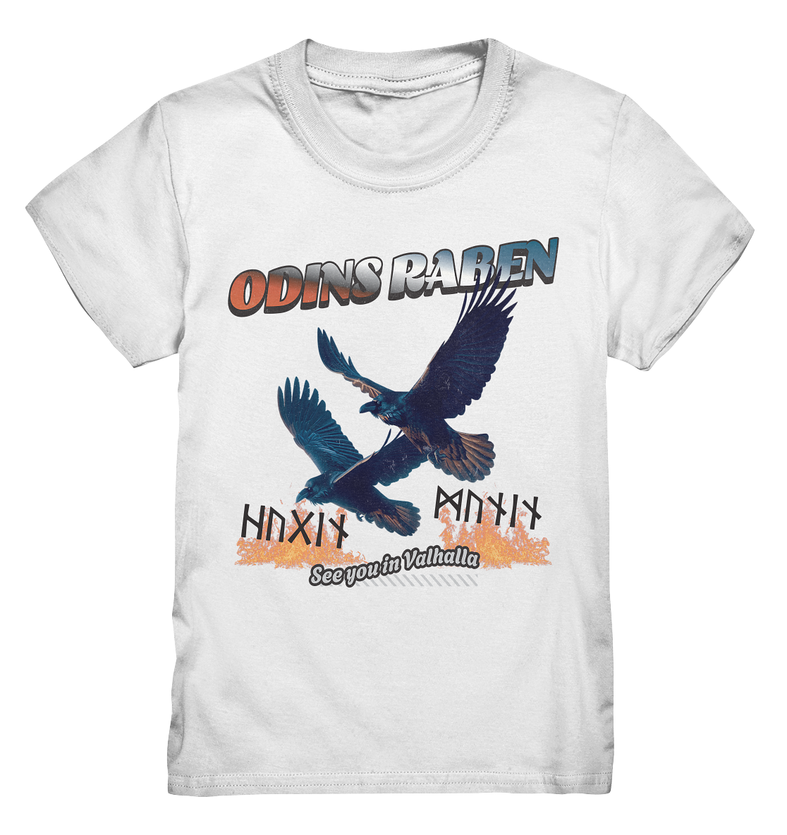 Raben Odins - Hugin und Munin - Kids Premium Shirt