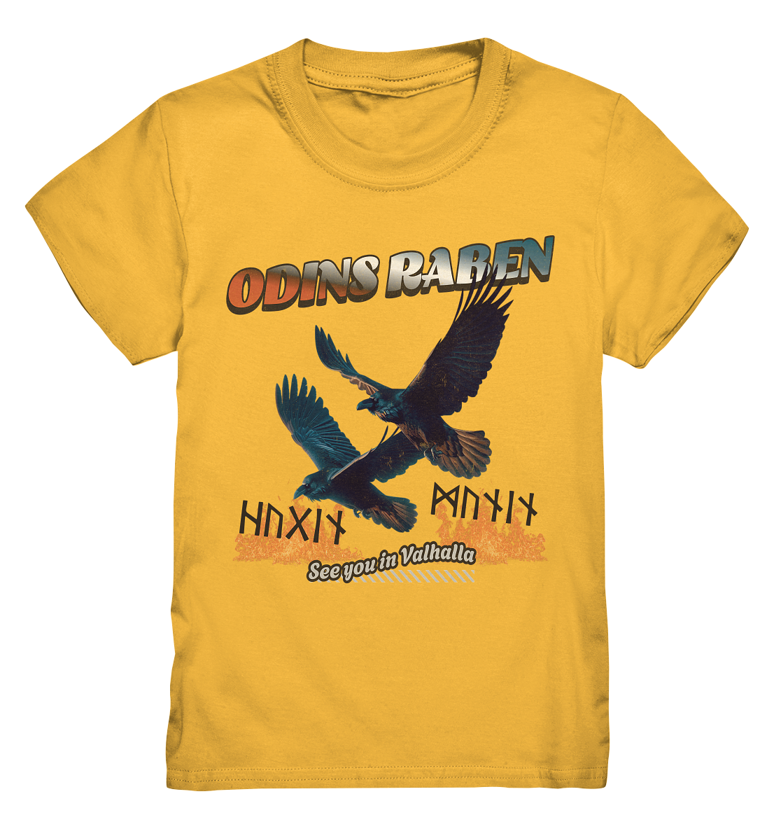 Raben Odins - Hugin und Munin - Kids Premium Shirt