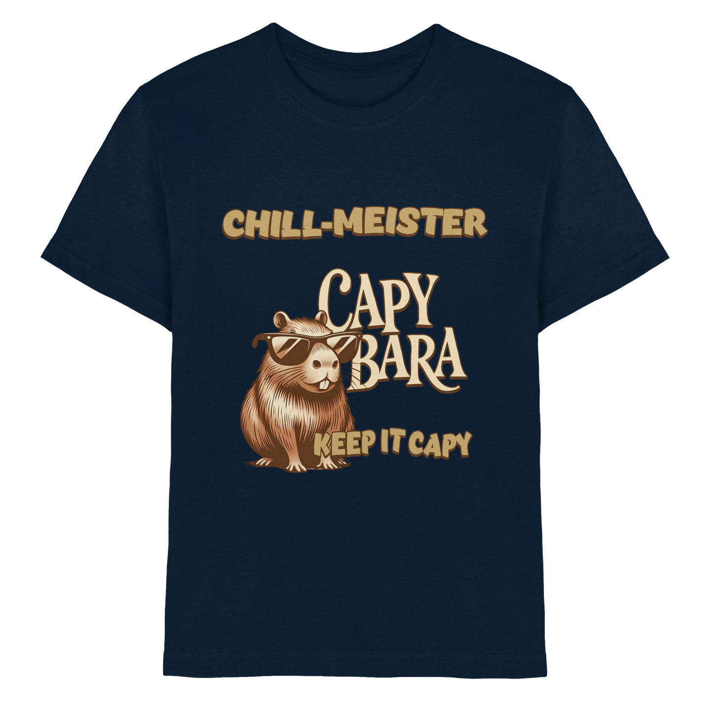 Chill-Meister Capybara – Keep it Capy (Bio & Premium) - Kids Premium Shirt