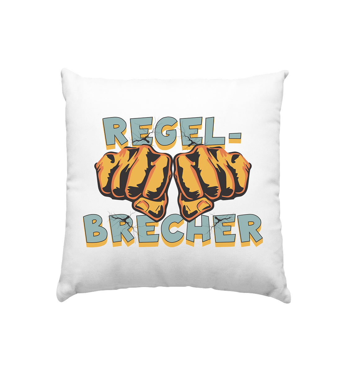 Regelbrecher - Statement - Kissen 40x40cm