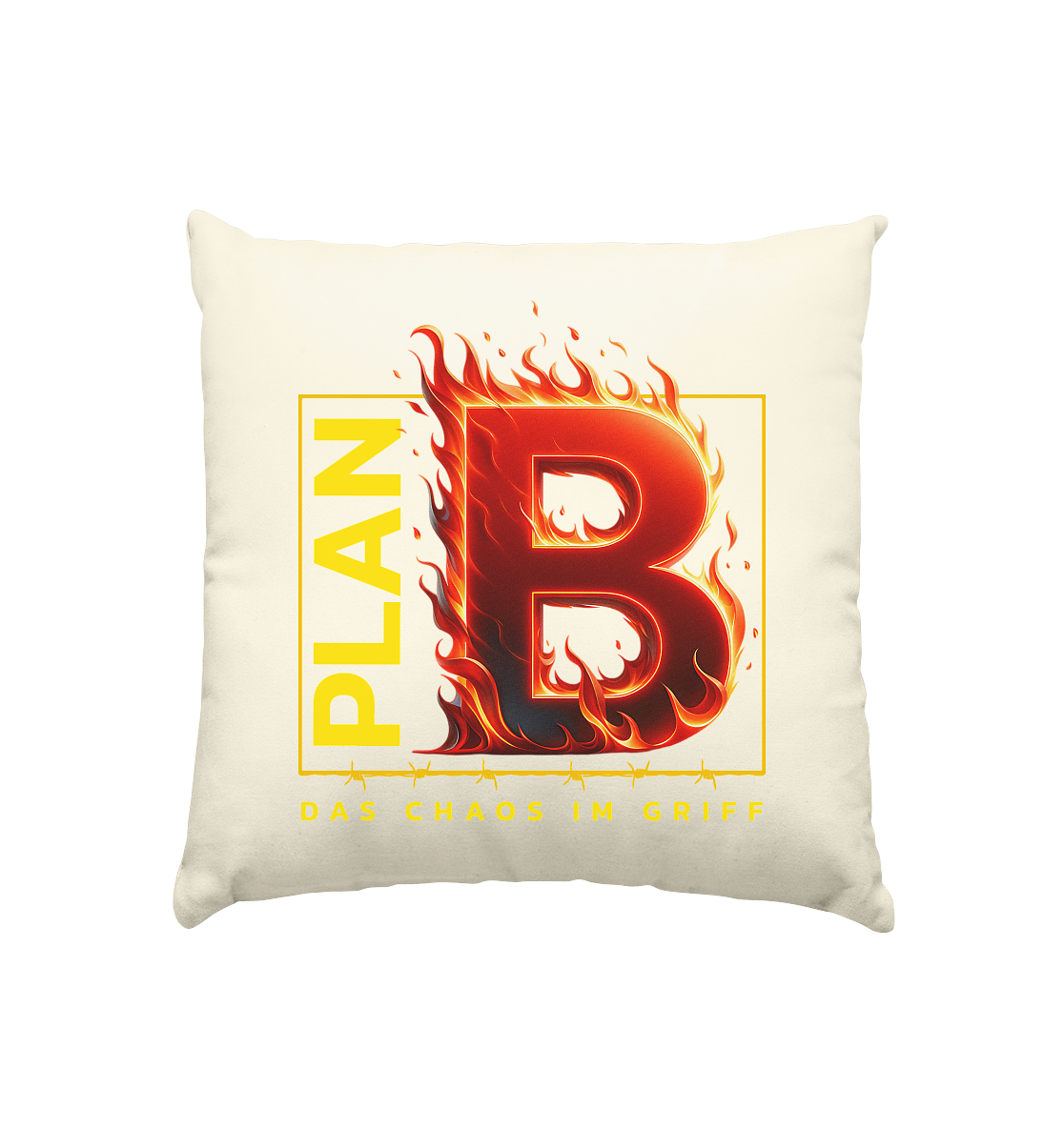 Plan B - Kissen natur 40x40cm