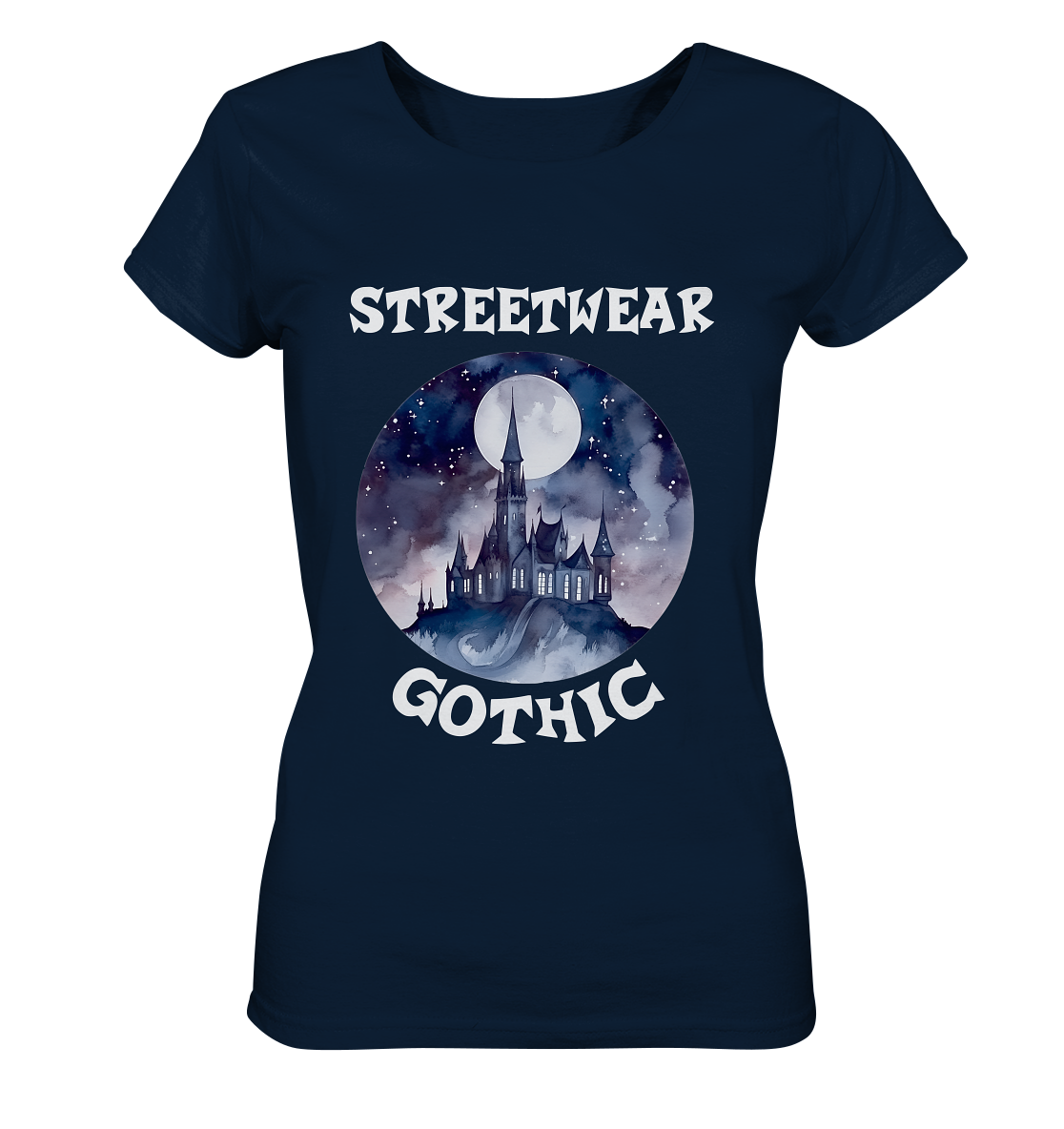 GOTHIC STREETWEAR STATEMENT - Ladies Organic Basic Shirt