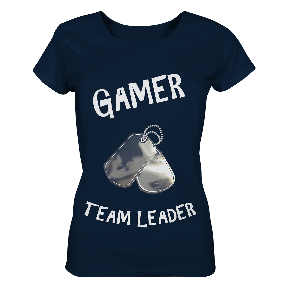 GAMER - TEAM LEADER - HUNDEMARKE - STREETWEAR - STATEMENT - Ladies Organic Basic Shirt