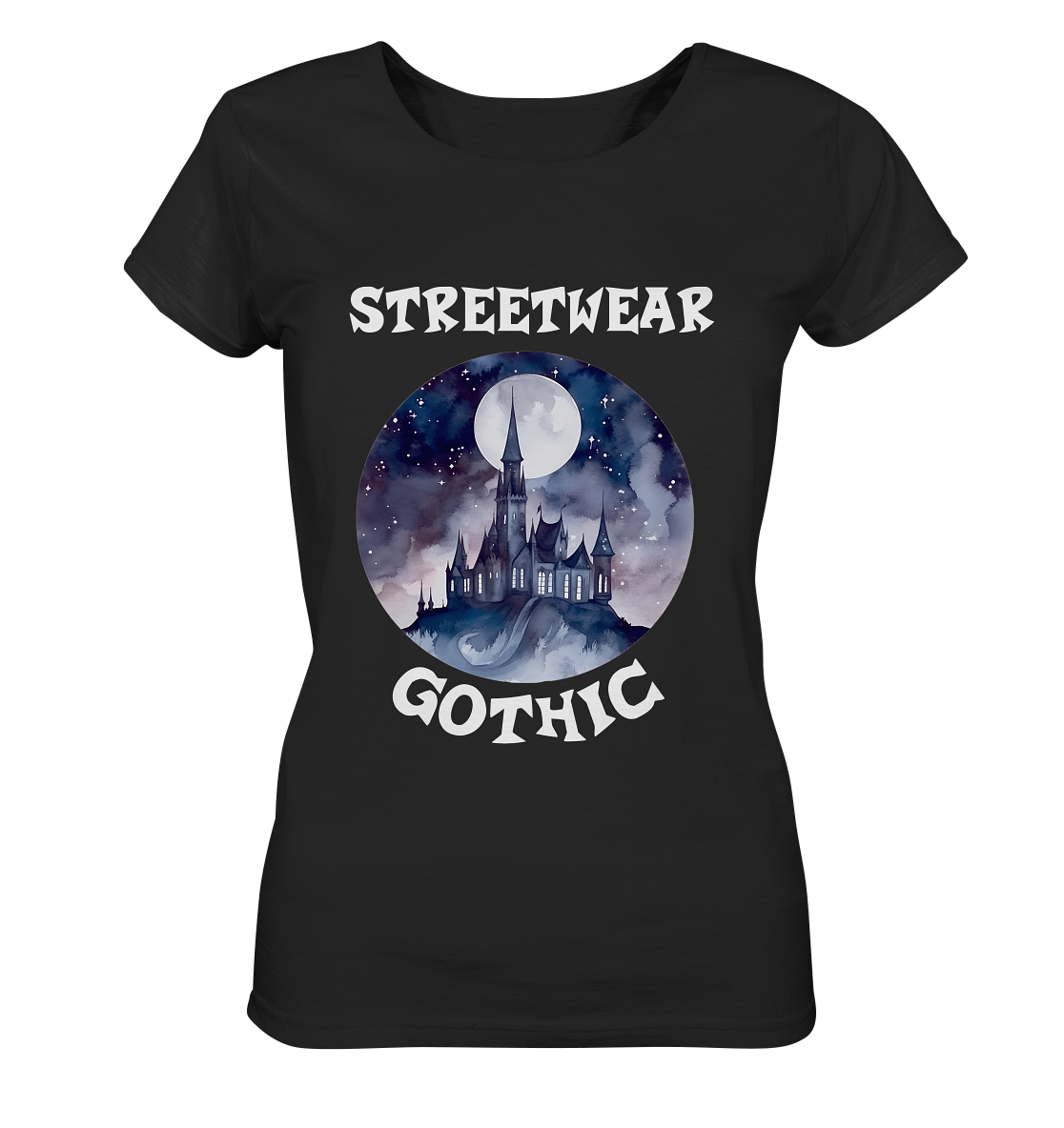 GOTHIC STREETWEAR STATEMENT - Ladies Organic Basic Shirt