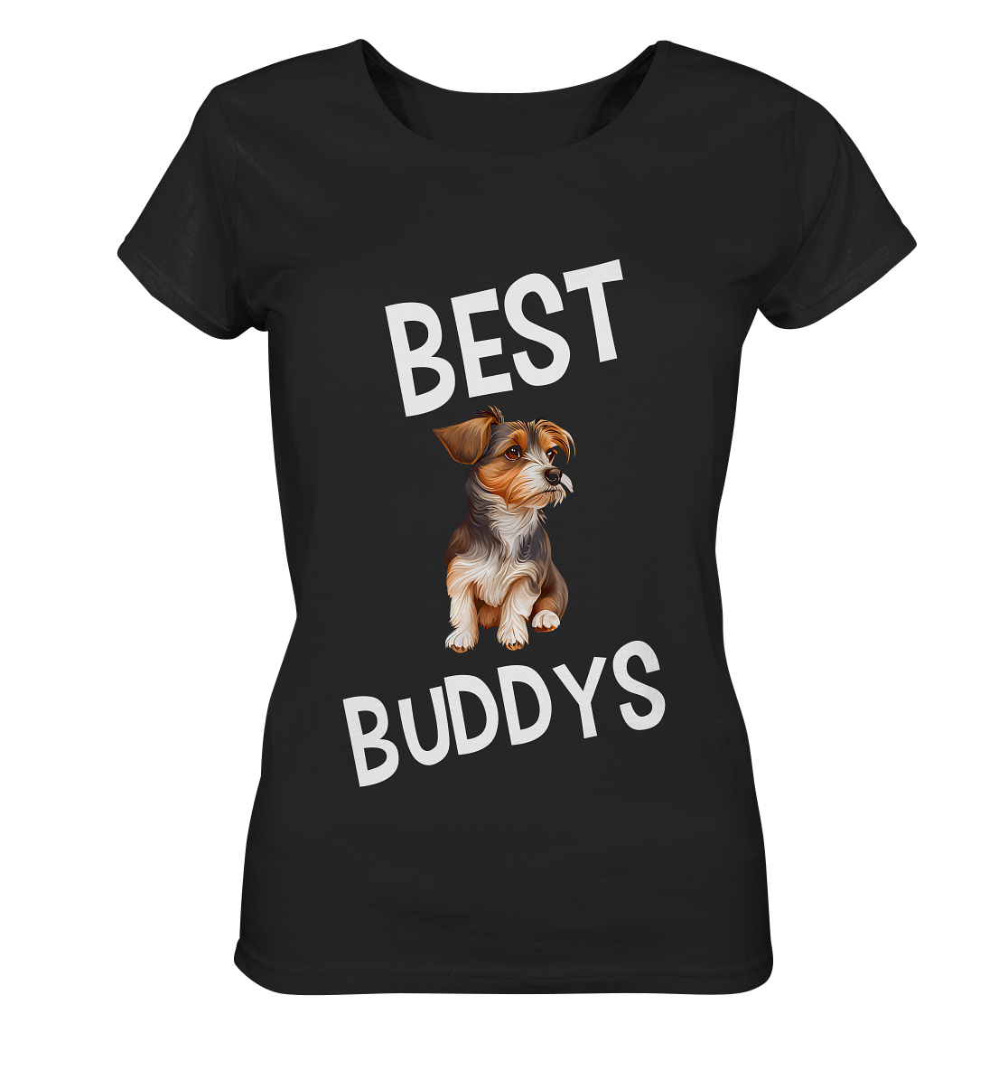 BEST BUDDYS NO 7 - STREETWEAR _ STATEMENTS - MEIN BESTER FREUND - Ladies Organic Basic Shirt
