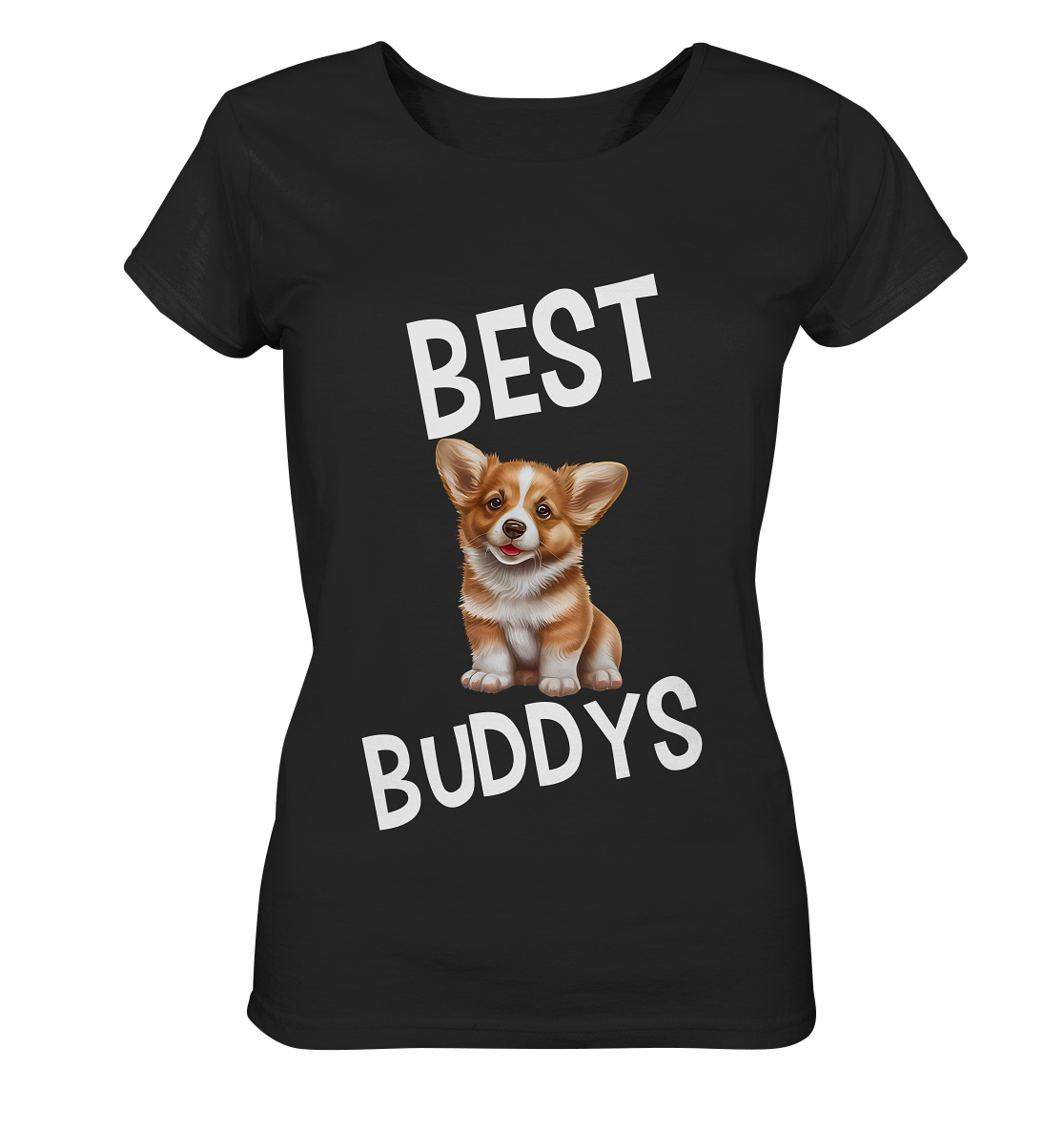 BEST BUDDYS NO2 - STREETWEAR _ STATEMENTS - MEIN BESTER FREUND - Ladies Organic Basic Shirt