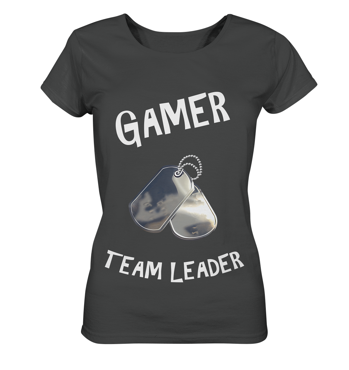 GAMER - TEAM LEADER - HUNDEMARKE - STREETWEAR - STATEMENT - Ladies Organic Basic Shirt