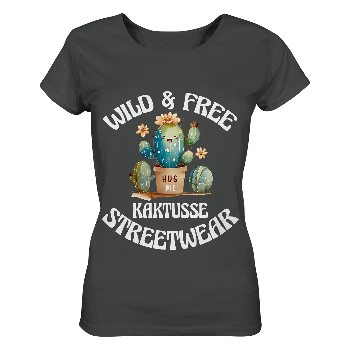 WILD & FREE NO 17 KAKTUSSE - STREETWEAR - STATEMENT - Ladies Organic Basic Shirt