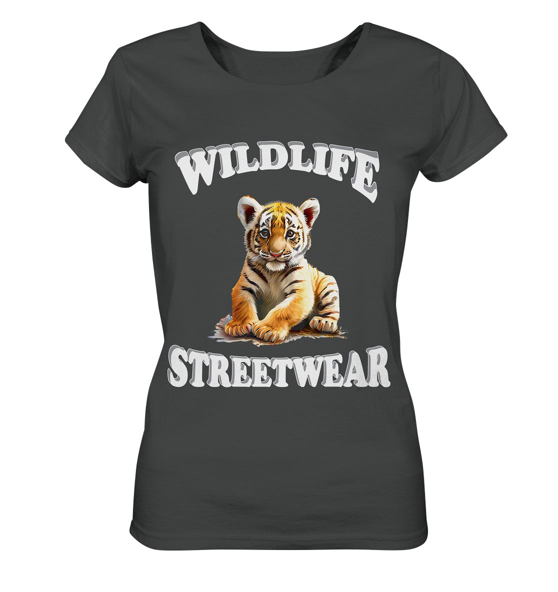 WILDLIFE STREETWEAR 3.0 TIGER BABY - Ladies Organic Basic Shirt