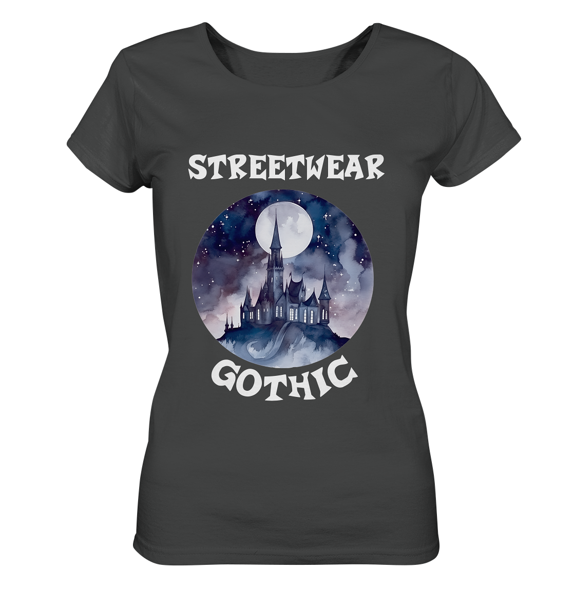 GOTHIC STREETWEAR STATEMENT - Ladies Organic Basic Shirt