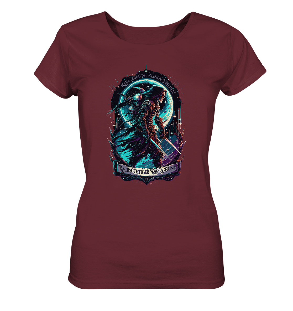Streetwear rachsüchtiger Vagabund - Ladies Organic Basic Shirt
