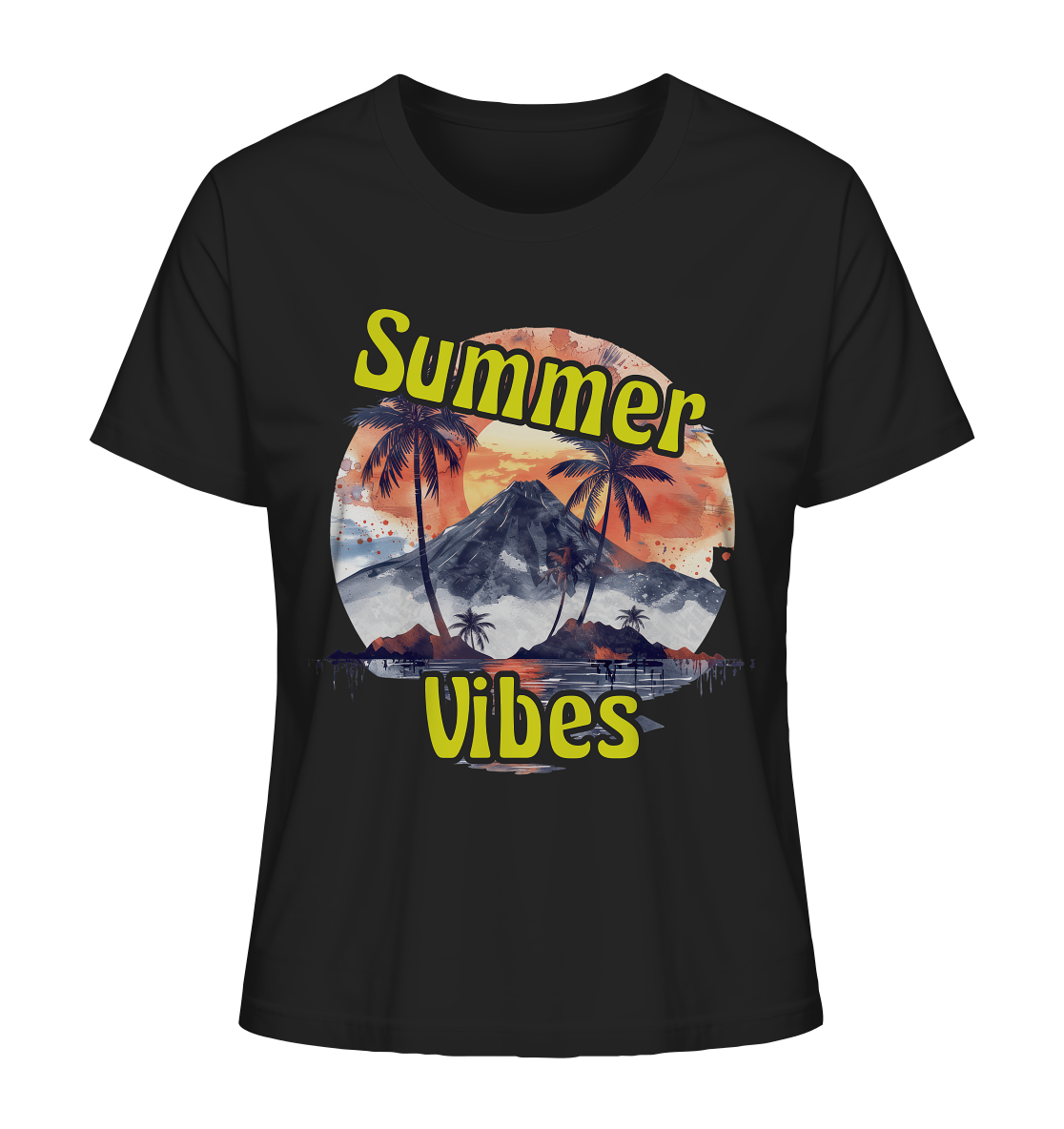 Sommer Shirt - Summer Vibes - Ladies Organic Shirt