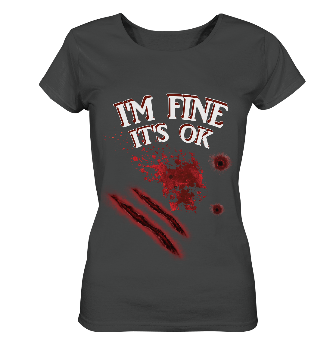 I'm fine - Damen Organic Shirt