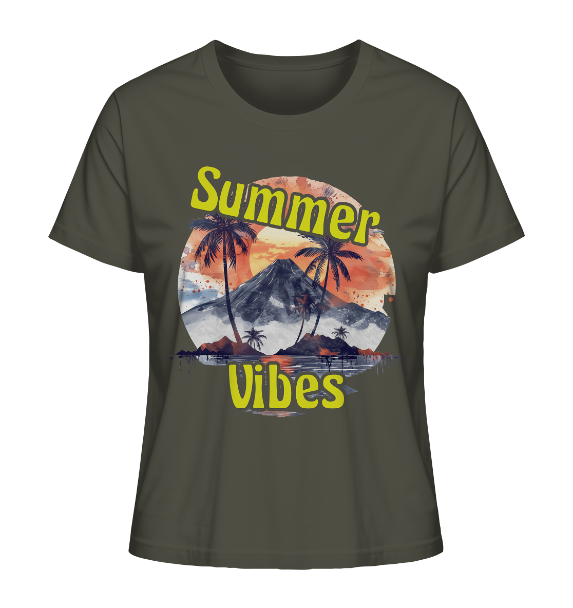 Sommer Shirt - Summer Vibes - Ladies Organic Shirt