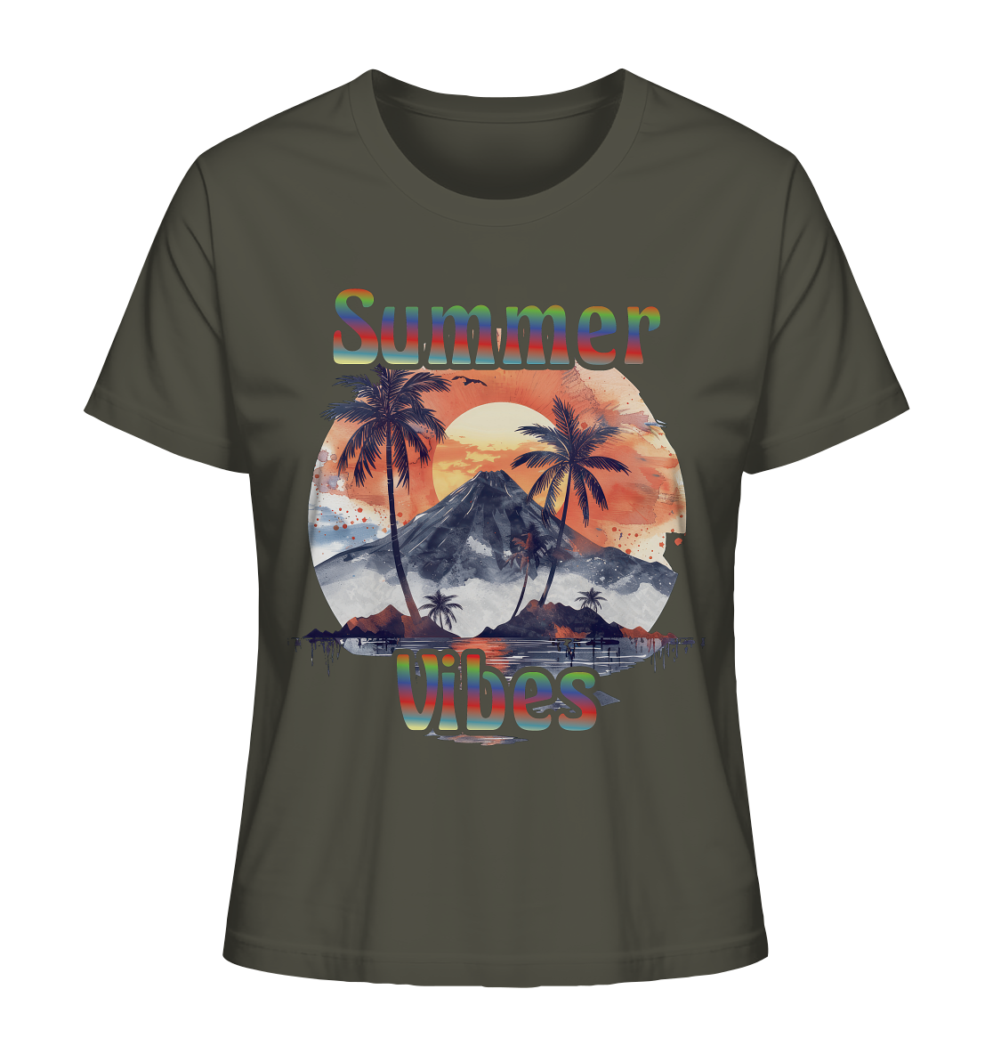 Summer Vibes - Sommer Shirts - Ladies Organic Shirt
