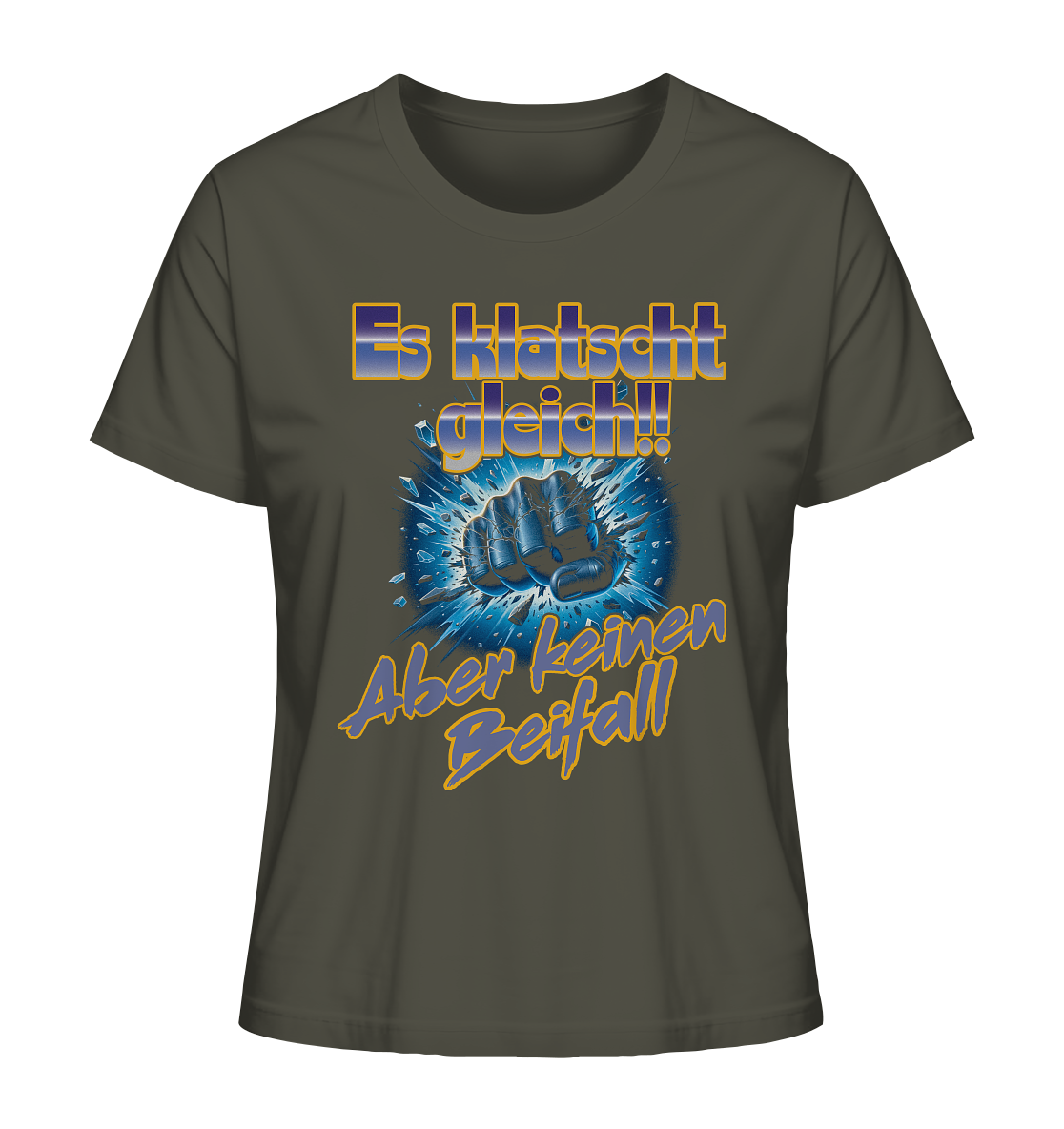 Es klatscht gleich - Ladies Organic Shirt