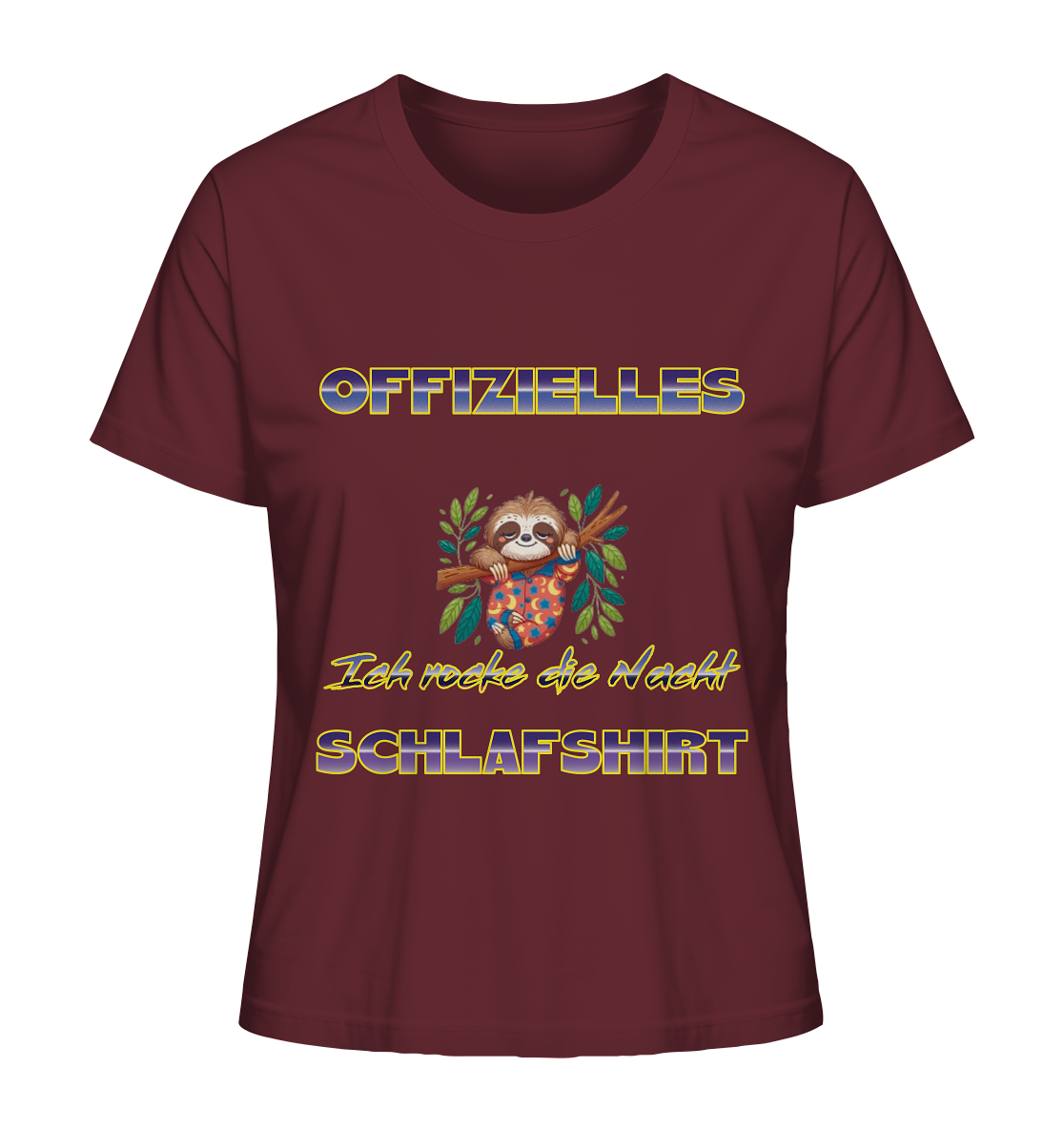 Offizielles Schlafshirt - Rocke die Nacht - Damen Organic Shirt
