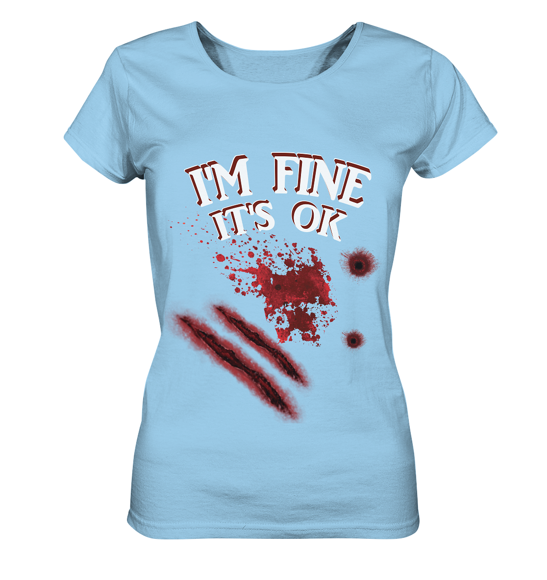 I'm fine - Damen Organic Shirt