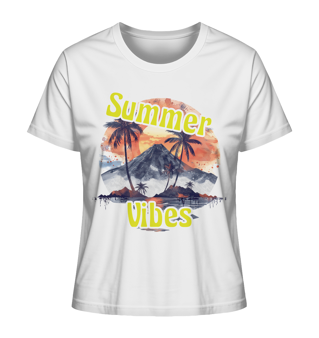 Sommer Shirt - Summer Vibes - Ladies Organic Shirt