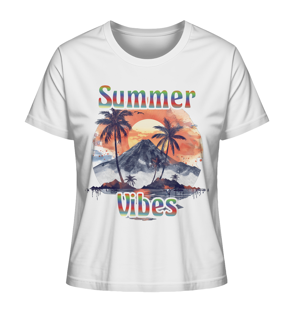 Summer Vibes - Sommer Shirts - Ladies Organic Shirt