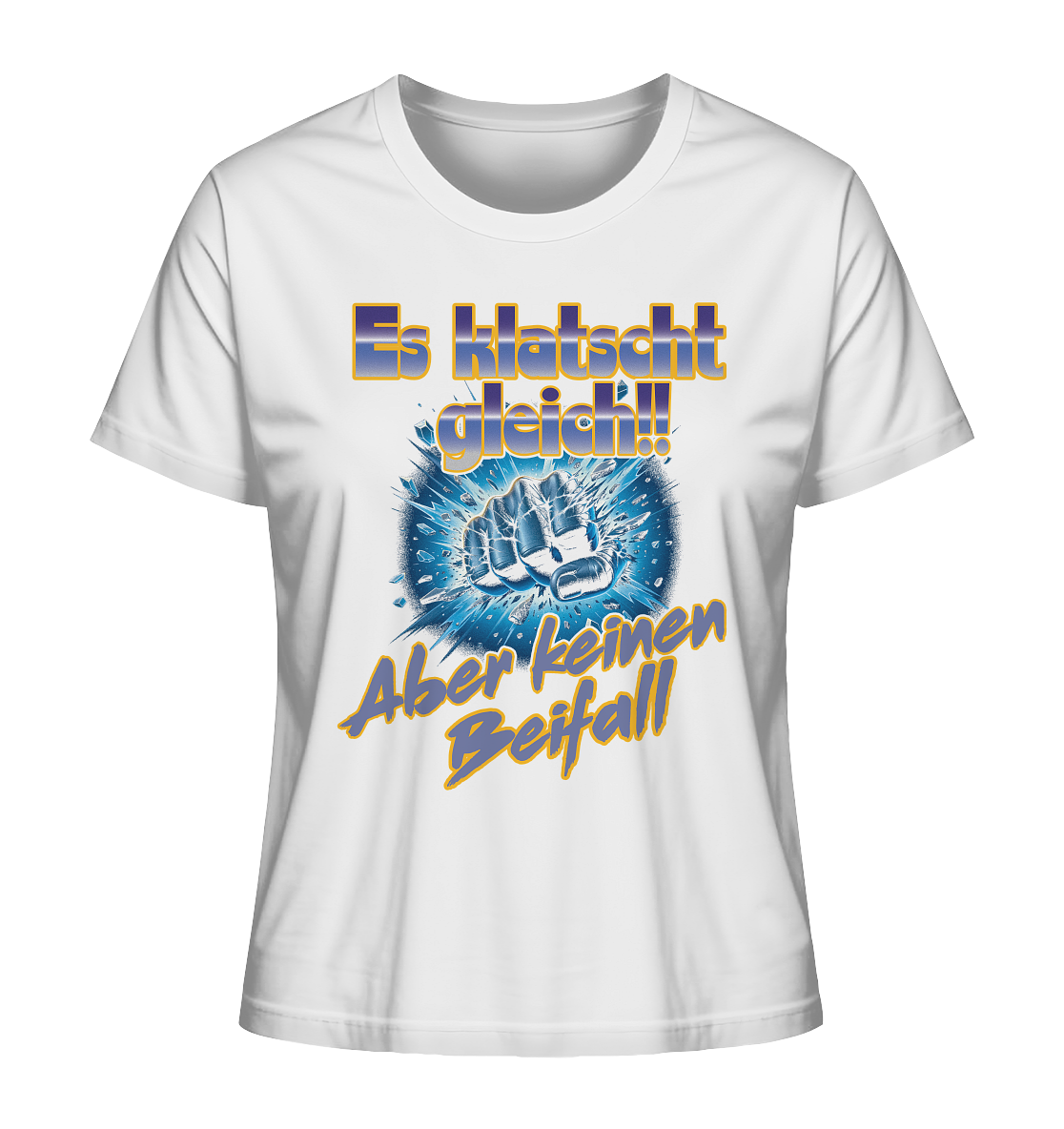 Es klatscht gleich - Ladies Organic Shirt
