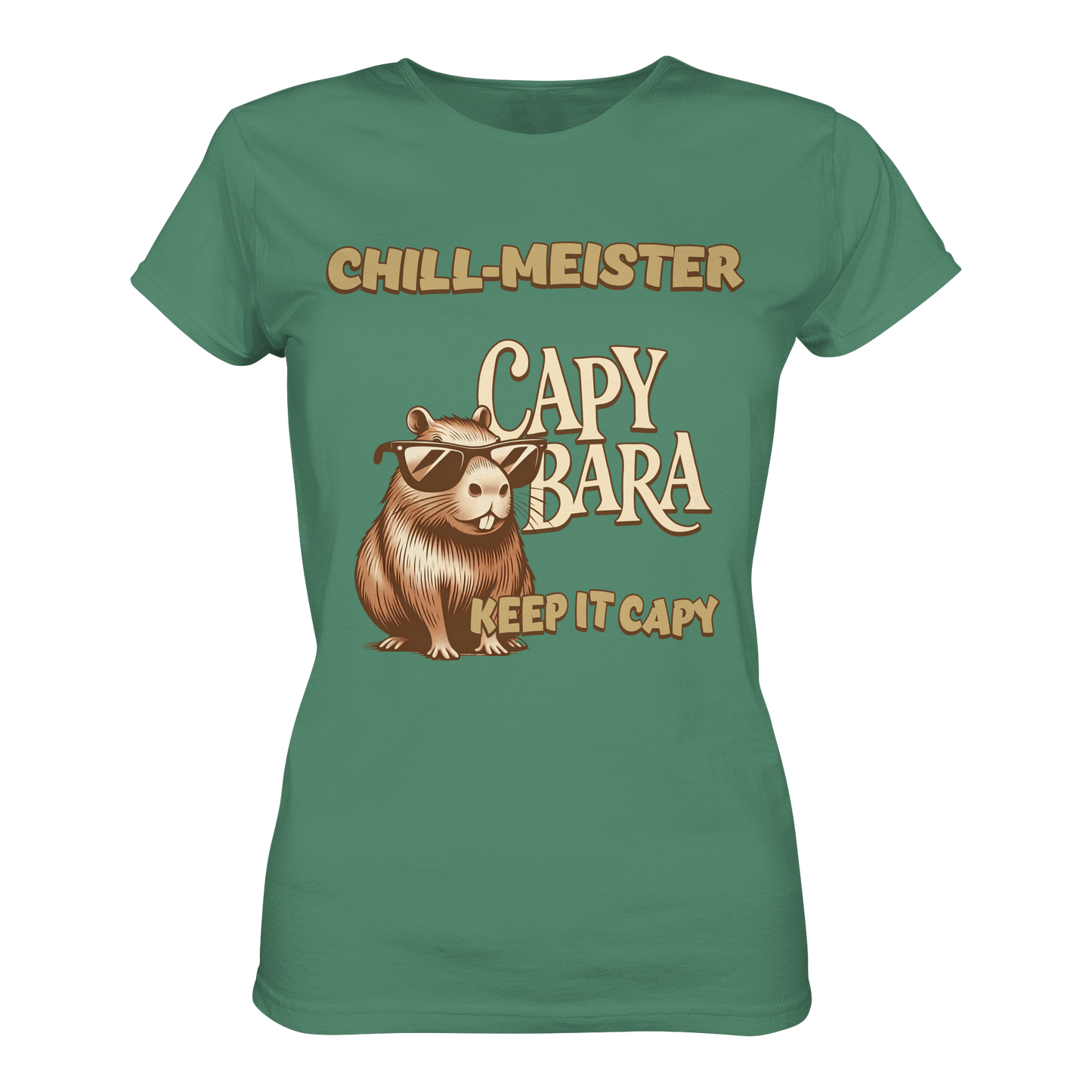 Chill-Meister Capybara – Keep it Capy (Bio & Premium) - Ladies Organic Shirt
