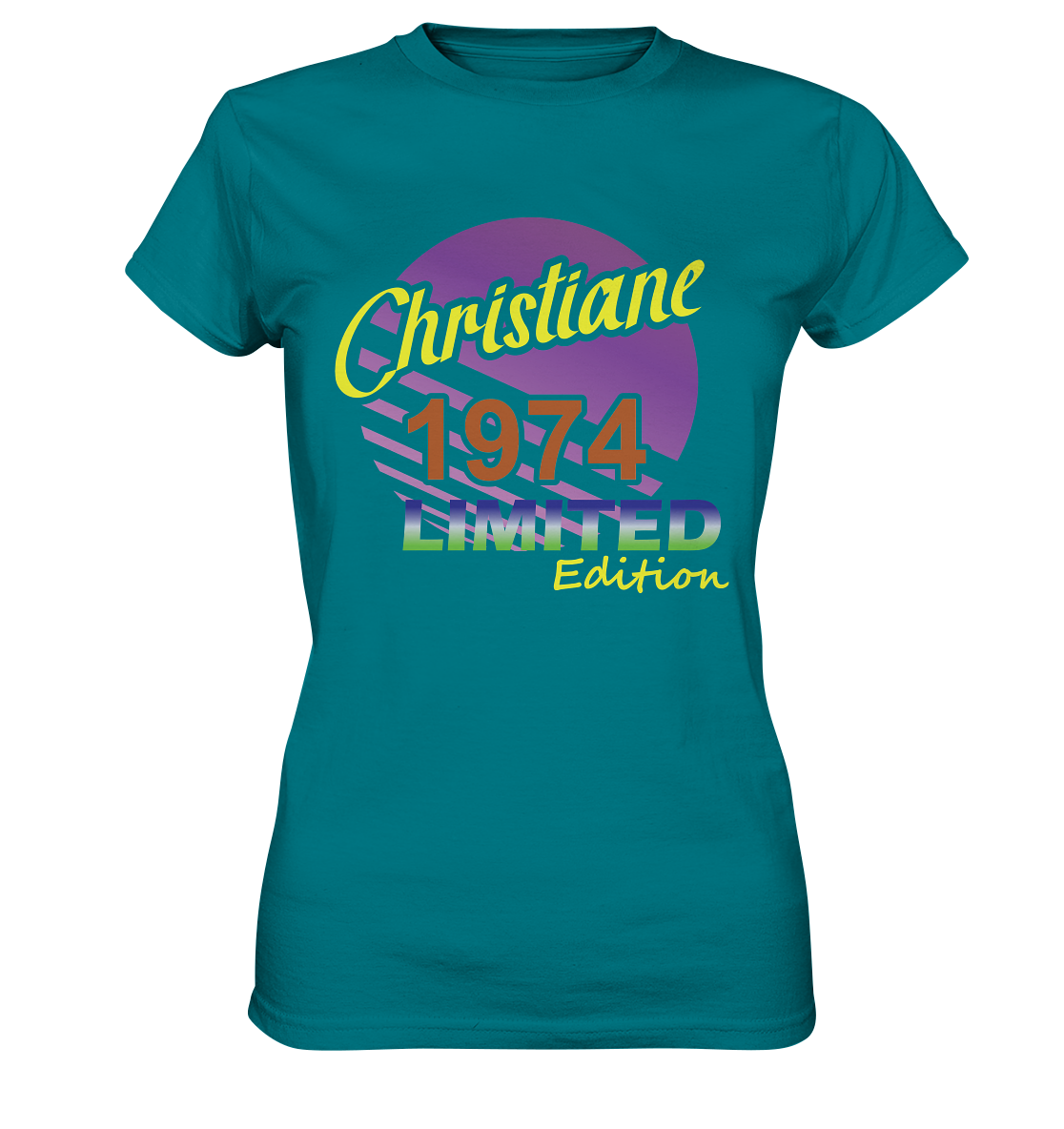 Christiane Limited Edition 1974 Geburtstag Damen - Premium Shirt