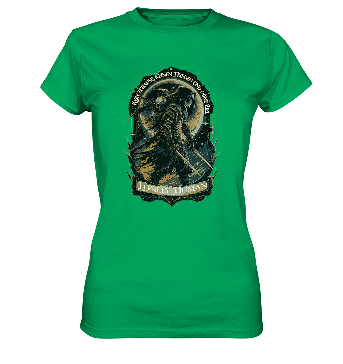 Streetwear Einsamer Mensch Ohne Ziel - Ladies Premium Shirt