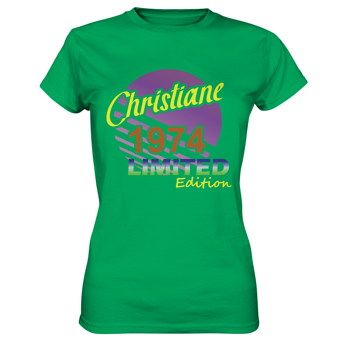 Christiane Limited Edition 1974 Geburtstag Damen - Premium Shirt