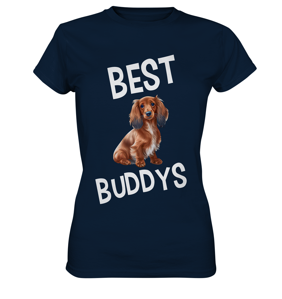 BEST BUDDYS NO 6 - STREETWEAR _ STATEMENTS - MEIN BESTER FREUND - Ladies Premium Shirt