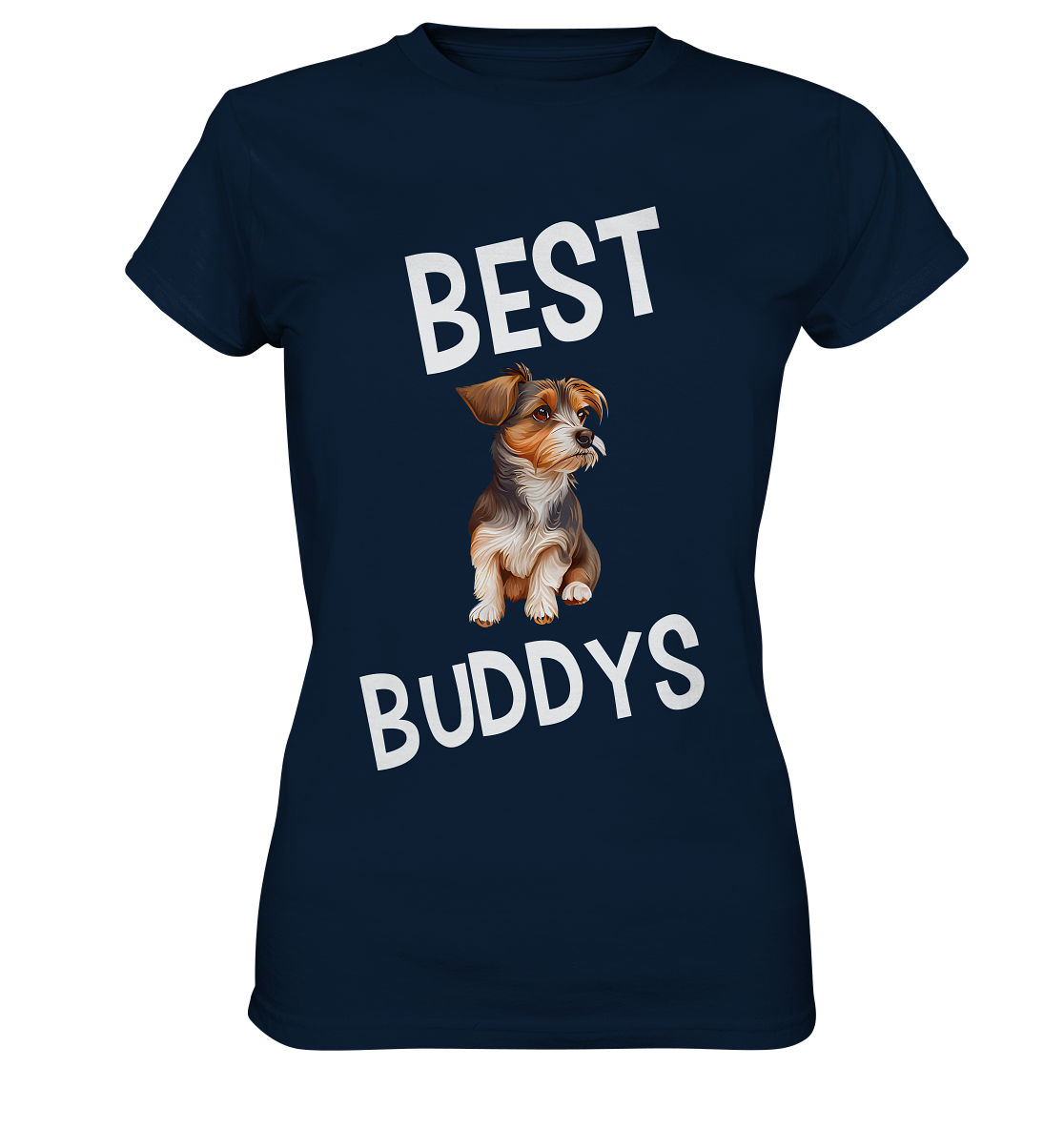 BEST BUDDYS NO 7 - STREETWEAR _ STATEMENTS - MEIN BESTER FREUND - Ladies Premium Shirt