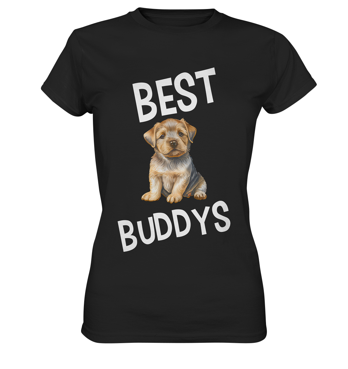 BEST BUDDYS NO4 - STREETWEAR _ STATEMENTS - MEIN BESTER FREUND - Ladies Premium Shirt